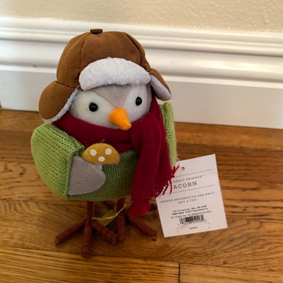 Target bird “Acorn- 2024” Green Sweater and Brown Hat- new with tag - Picture 1 of 6